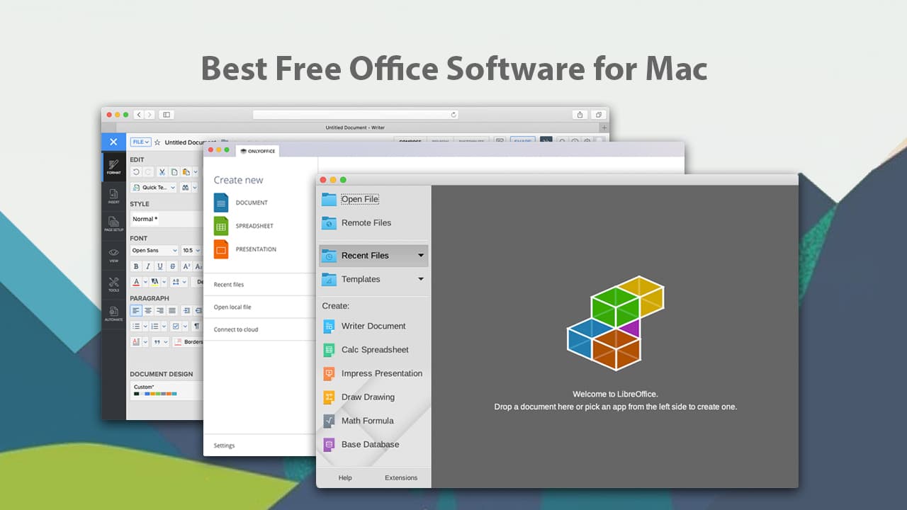 office applications for mac os x